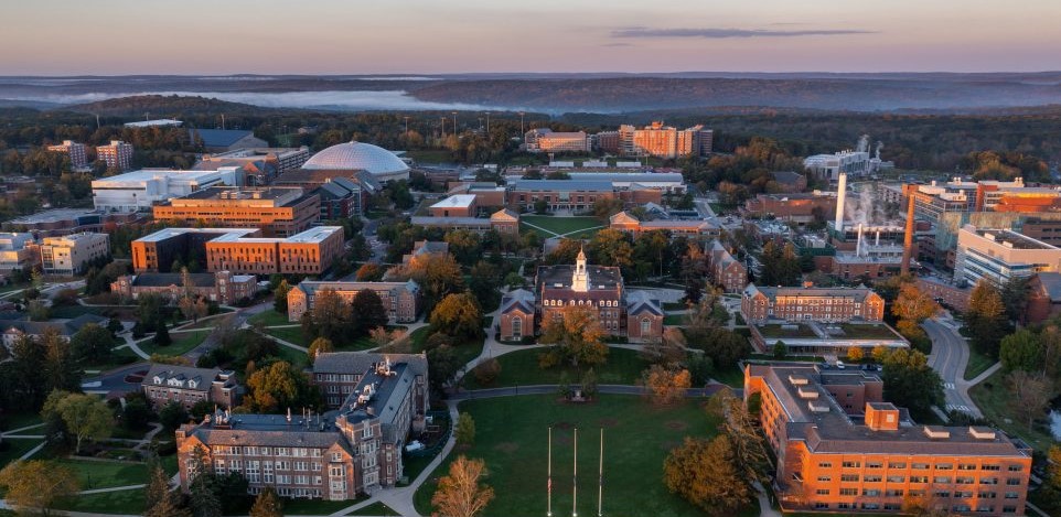 uconn campus aerial view