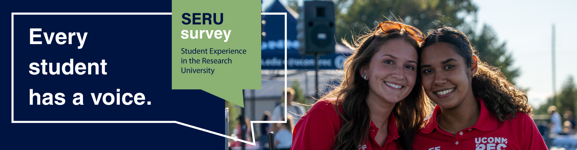 intro banner for SERU student experience in the research university every student has a voice